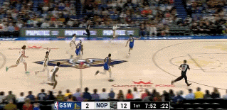 挨了当头一棒！勇士开场4分钟仅2分 鹈鹕内外开花14-2领先